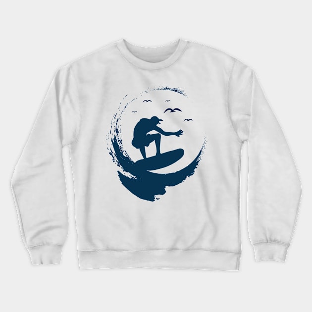 surfer Crewneck Sweatshirt by hatem